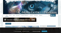 Desktop Screenshot of mundoesotericoparanormal.com